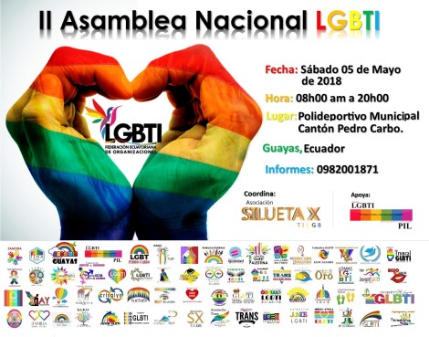 2da asamblea nacional de la federción ecuatoriana de organizaciones lgbti