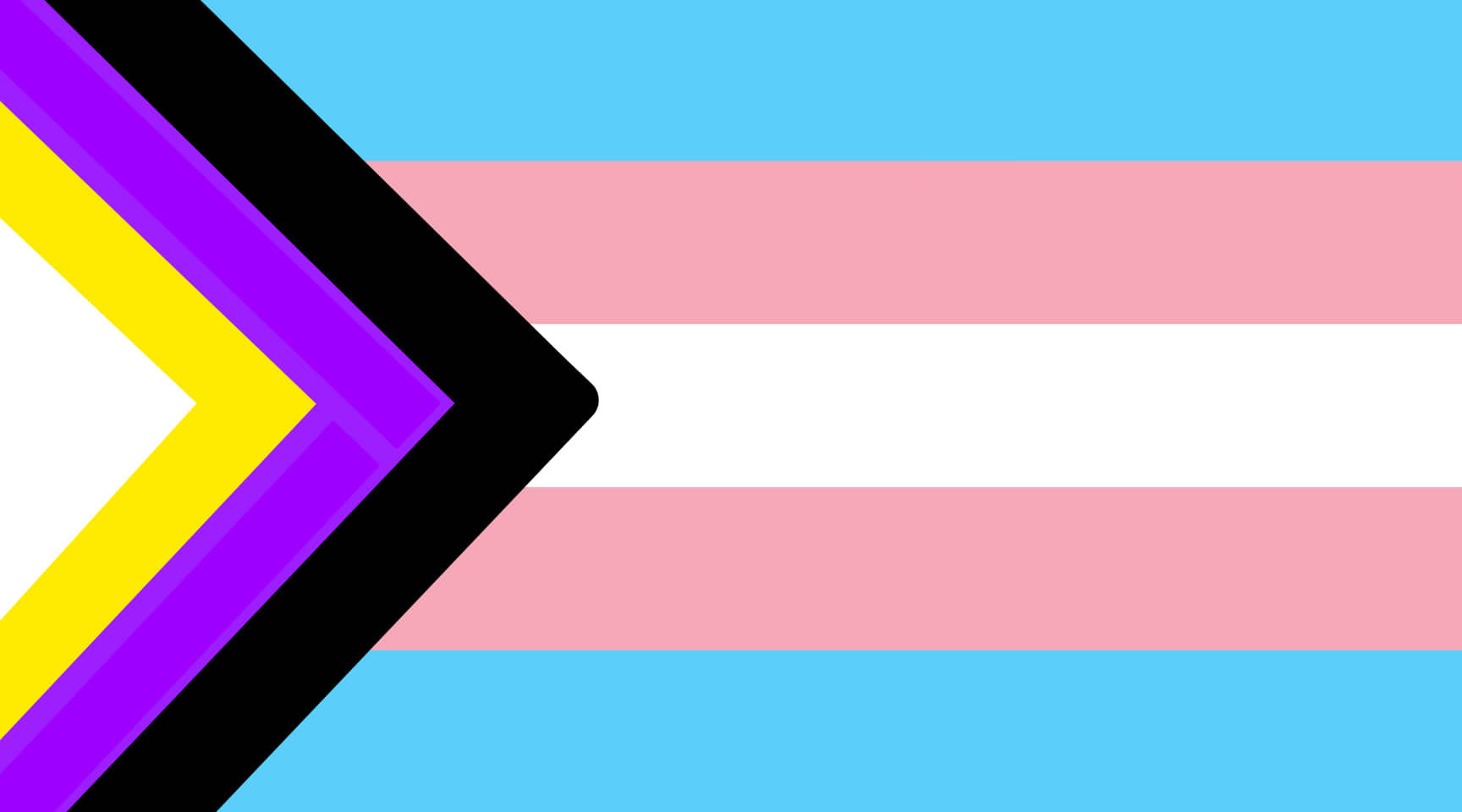 Bandera trans no binaria y derechos humanos en Ecuador